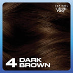 Clairol Nice'n Easy Permanent Hair Dye, 4 Dark Brown Hair Color, Pack of 3