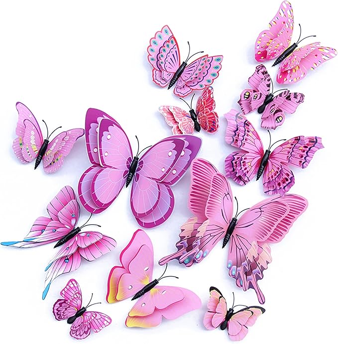 OPSEAM 3D Butterfly Wall Decor Butterfly Decorations Stickers by Opseam