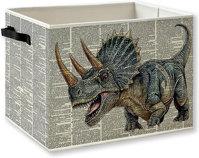 Triceratops Dinosaur Nursery Storage Basket by KSDUT