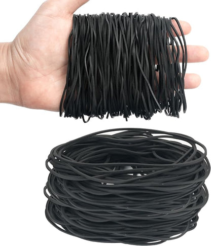 Rubber Bands for Balloon Arches 300pcs Black 4.8inch Large Elastic Bands | - Image 5