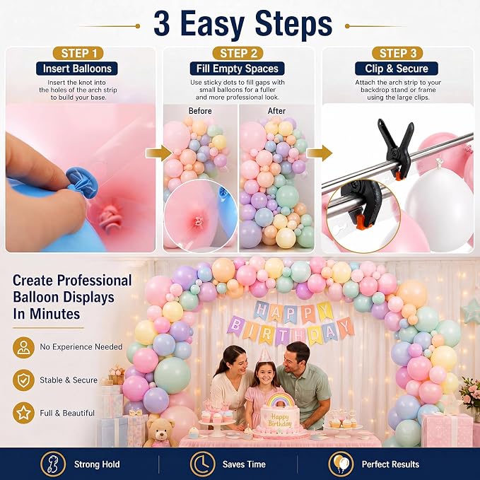 Blueweenly 20 Pack Balloon Arch Decorating Kit - Image 4