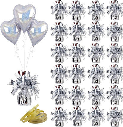 Balloon Weights, 24 Pieces, Weight 0.36Lb | Aluminum Foil, Suitable by Unknown