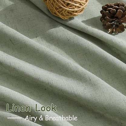 Desert Sage Linen 144 Inch Curtains - Image 4