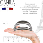Camila Paris CP2909 French Hair Clip for Women Thick Hair for Long Curly Wavy Hair, Girls Hair Claw Clips Jaw, Durable Styling Big Claw Clip for Thick Hair, Strong Hold No Slip Grip, Made in France