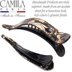 Camila Paris CP2509 French Hair Clip for Women, Alligator Clip, Duckbill Girls Hair Claw Clips Jaw Fashion Durable and Styling Hair Accessories for Women, Strong Hold No Slip Grip, Made in France