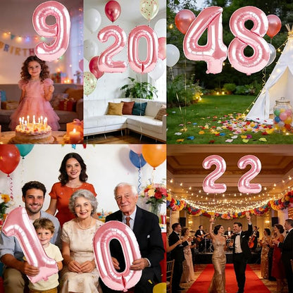 40 Inch Number 48 Balloons for 48th Birthday Party Decorations, 0-100 Jewelry - Image 7