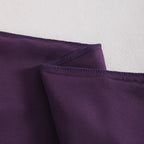 NTBAY 12 Pack Satin King Pillowcases for Hair and Skin, Luxurious and Silky Pillow Cases with Envelope Closure, 20 x 36 Inches, Eggplant Purple