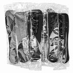 Bulk Hair Combs, Combs Individually Wrapped, Hair Combs in Bulk for Women, Kids, Hotel, Airbnb, Shelter, Homeless, Charity, and Church (Black) (5.9 inches, 30, Count)