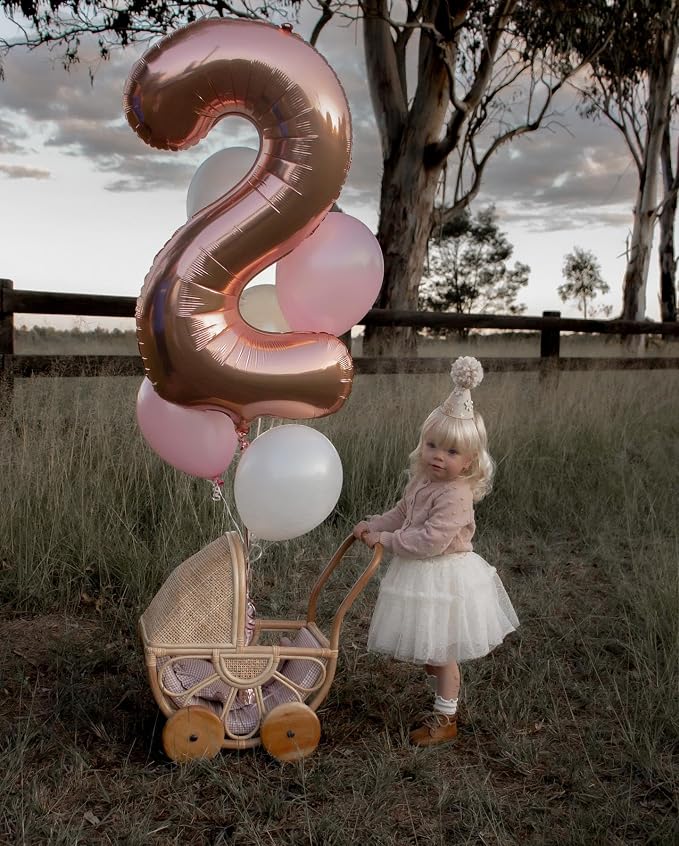 Rose Gold 12 Balloon - Image 2