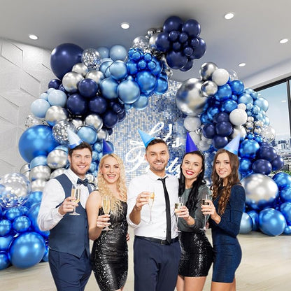 FOTIOMRG 134pcs Blue Balloon Arch Kit - Image 5
