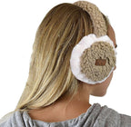 C.C Soft Winter Warm Adjustable Headband Ear Warmer Earmuffs
