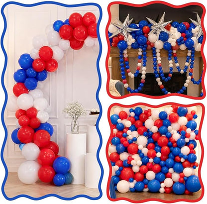 Red Blue White Link Balloons - Image 5