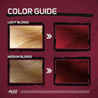 Splat Crimson Obsession Semi Permanent Hair Dye Kit with Bleach, 1 Application, Includes Red Hair Dye, Oxide & Bleach Powder, Vegan & Cruelty Free Hair Color