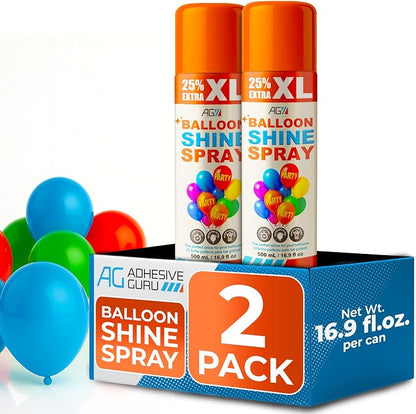 Balloon Shine Spray, High Gloss Finish by AdhesiveGuru