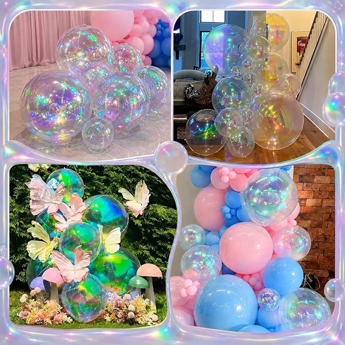 Iridescent Round Foil Balloons - Image 5