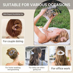 6 Pcs Flat Hair Clips for Women – Nonslip Duckbill Hair Clips, Strong Hold Styling Clips, Sectioning Duckbill Barrettes for Salon & Everyday Use (A)