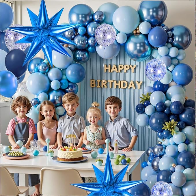 KARLURE Blue Balloon Arch Kit Garland - Image 3