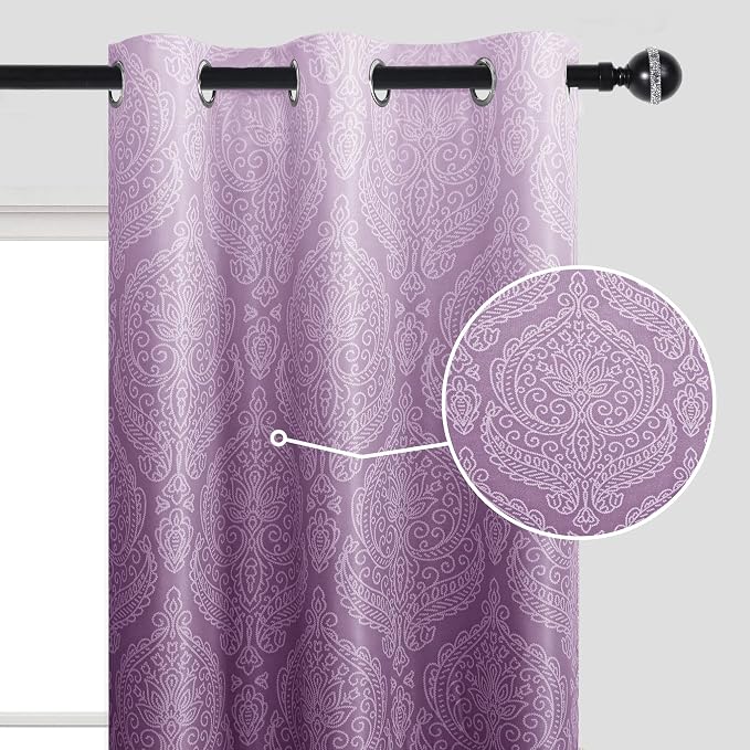 DWCN 100% Blackout Curtains for Bedroom 54 Inch Long - Image 6