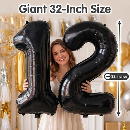YPSelected 32 Inch Large Foil Helium Number Balloon Birthday Wedding Party 0-9 - Image 5