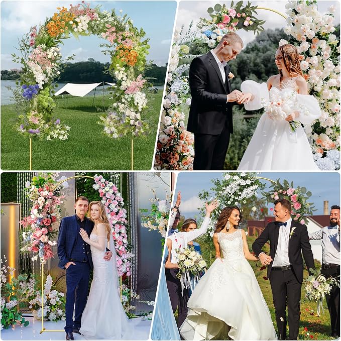 6.6FT Metal Arch Backdrop Stand, Balloon Arches Backdrop Stand - Image 6