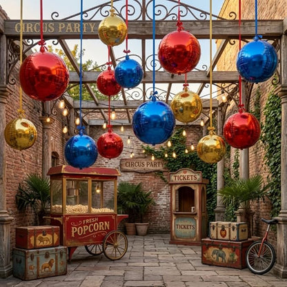 Red Blue Yellow Balloons - Image 7