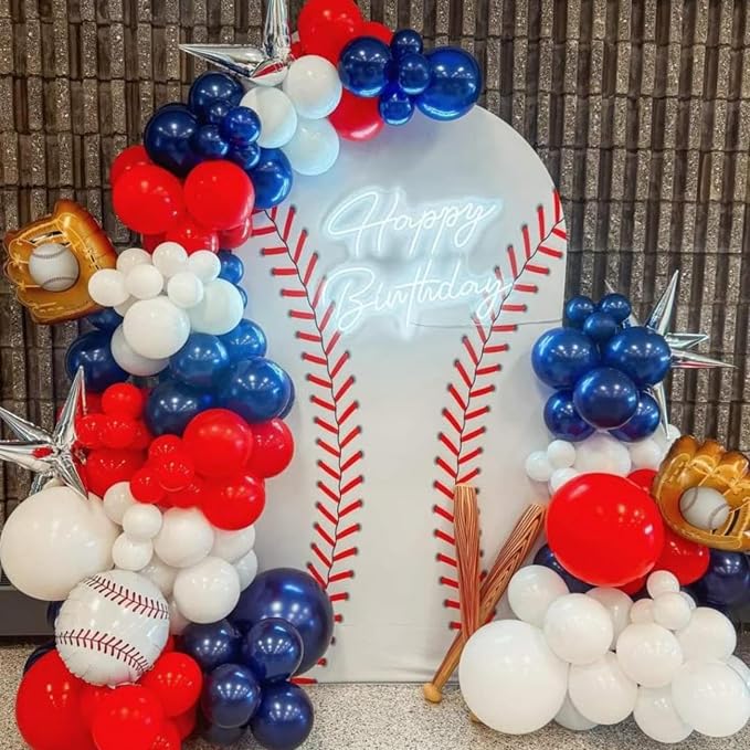 HILAVO Red Blue White Balloons - Image 6