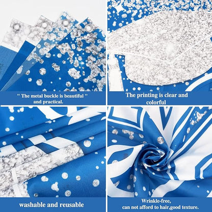 Large Congrats Grad Banner Light Blue Class of 2026 Banner | Backdrop 2026 Yard - Image 7