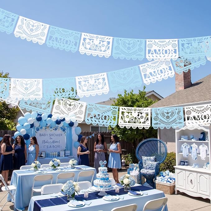 TaoBary 6 Pcs Papel Picado Mexican Wedding Cielito Lindo Party Decor 118 Feet - Image 7