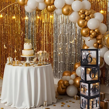 Gejoy 52 Pcs Happy 60th Birthday Party Decoration Men Women Balloon Box | 4 - Image 4