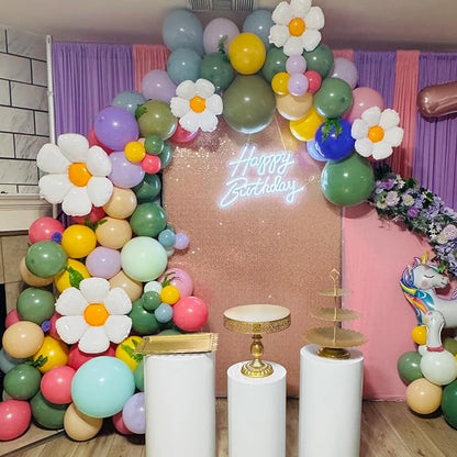 Daisy Flower Balloon Arch Kit for Wild Flower Baby in Bloom Party Decor | - Image 5