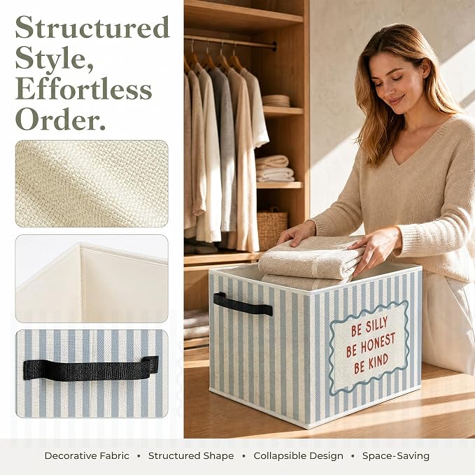 Inspirational Foldable Storage Bins Box - Image 2