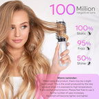 Cordless Curling Iron Brush, 3-in-1 Portable Curling Iron, 2024 New Hair Straightener Comb, 7000Mah USB Rechargeable Travel Hair Curler for Women, White