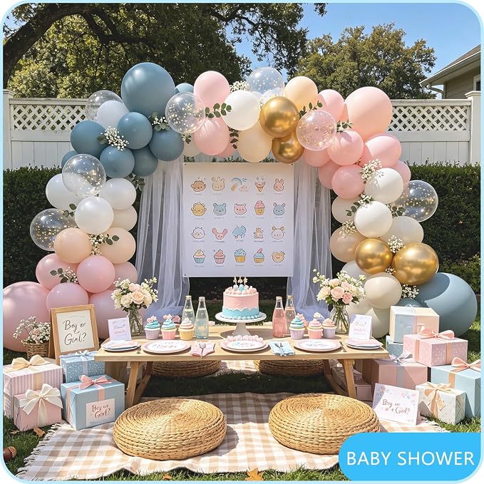 Balloon Arch Kit for Wedding Decoration 8.2FT & 6FT | Glod Half Arch Stand - Image 6