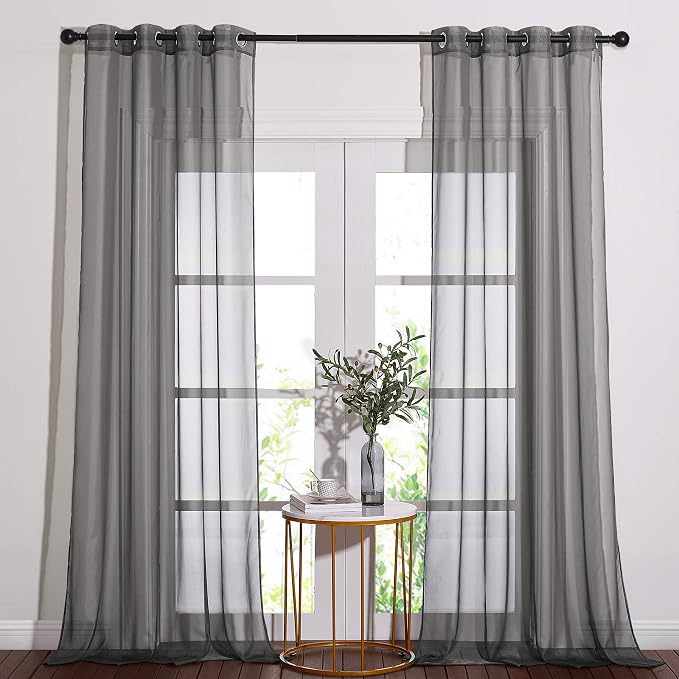 NICETOWN Sheer Curtains 108" Extra Long by NICETOWN