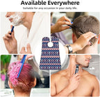 Ultimate Shaving Bib, Beard Trimming Apron with Hair Catcher, Baseball Sport American Flag