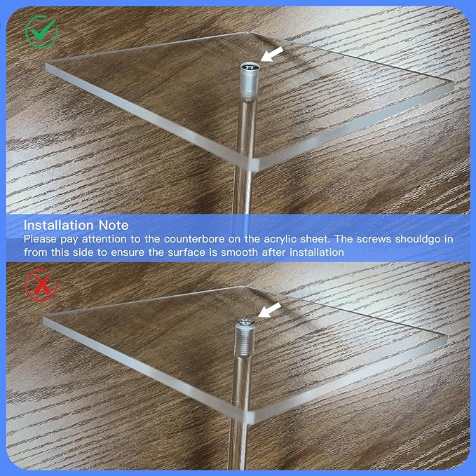 TekXYZ 23.6" Clear Acrylic Balloon Stand - Image 4