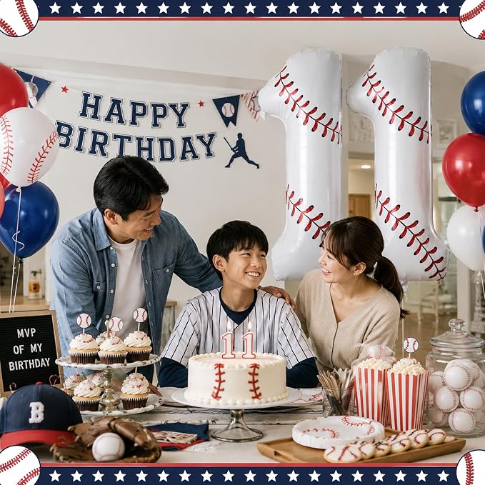 Baseball Birthday Decor, Sport Themed | Party Decorations - Image 6