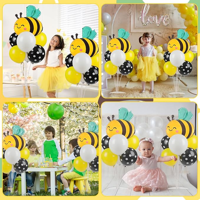 Bee Birthday Party Balloons Stand Kit 2 Sets - Image 7