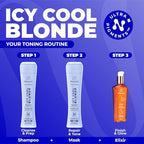 naissant Icy Cool Purple Toning Mask | Ultra High-Purity Pigments | Neutralizes Yellow & Brassy Tones | Hyaluronic Acid, Collagen & Biotin | Paraben, Ammonia & Sulfate Free | 10.1 Fl. Oz