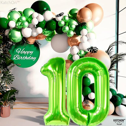 KatchOn Green number 10 balloon 40 Inch - Image 6
