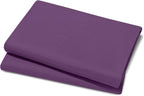 Bare Home Microfiber Pillow Cases - Queen Size Set of 2 - Cooling Pillowcases - Double Brushed - Easy Care - Envelope Closure (Queen Pillowcase Set of 2, Plum)