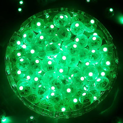 ZGWJ 100PCs Green Balloon Lights Mini, Battery Powered, Long Standby Time by ZGWJ