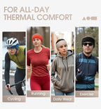 SUNMECI Lightweight Soft Fleece Headband - Breathable Ear Muffs for Men Women in Winter Running Cycling Ski Comfortable Warm for Clod Weather Sports