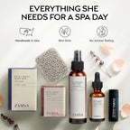 ZAAINA Spa Gifts for Women - Relaxation Spa Kit, Holiday Spa Gift Basket, Pampering At Home Natural Bath & Body Self Care Spa Package, Christmas Gifts for Mom Wife, Birthday Gifts for Women