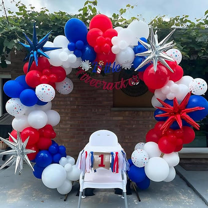 Red White Blue Balloon Garland Arch Kit - Image 6