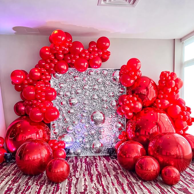 6 Pcs Giant Metallic Party Balloons, Birthday Wedding Bridal Baby Shower Party - Image 4