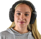 C.C Soft Winter Warm Adjustable Headband Ear Warmer Earmuffs