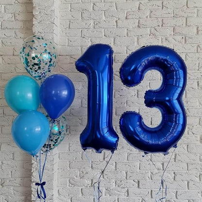 40 Inch Navy Blue 22 Balloons Giant Number 22 Balloons Navy Blue 22 Birthday - Image 6
