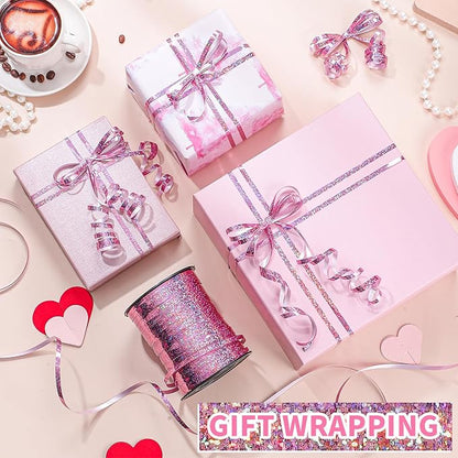 woric Pink Curling Ribbon 600 Yards 1/5 Inch - Image 4