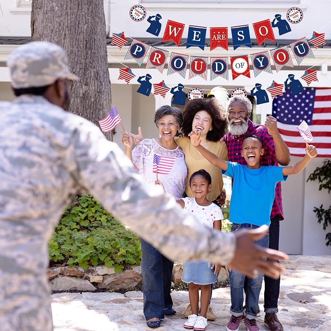 We Are So Proud of You Banner Welcome Home Banner - Image 7